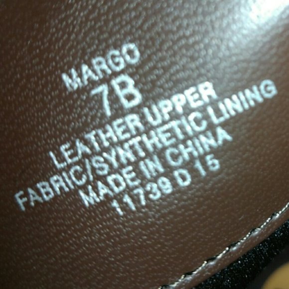 Ralph Lauren shoes heels size 7b brown margo - Picture 7 of 8